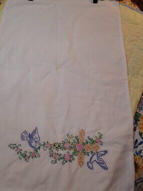 Embroidered Pillow Case (Quantity 1)